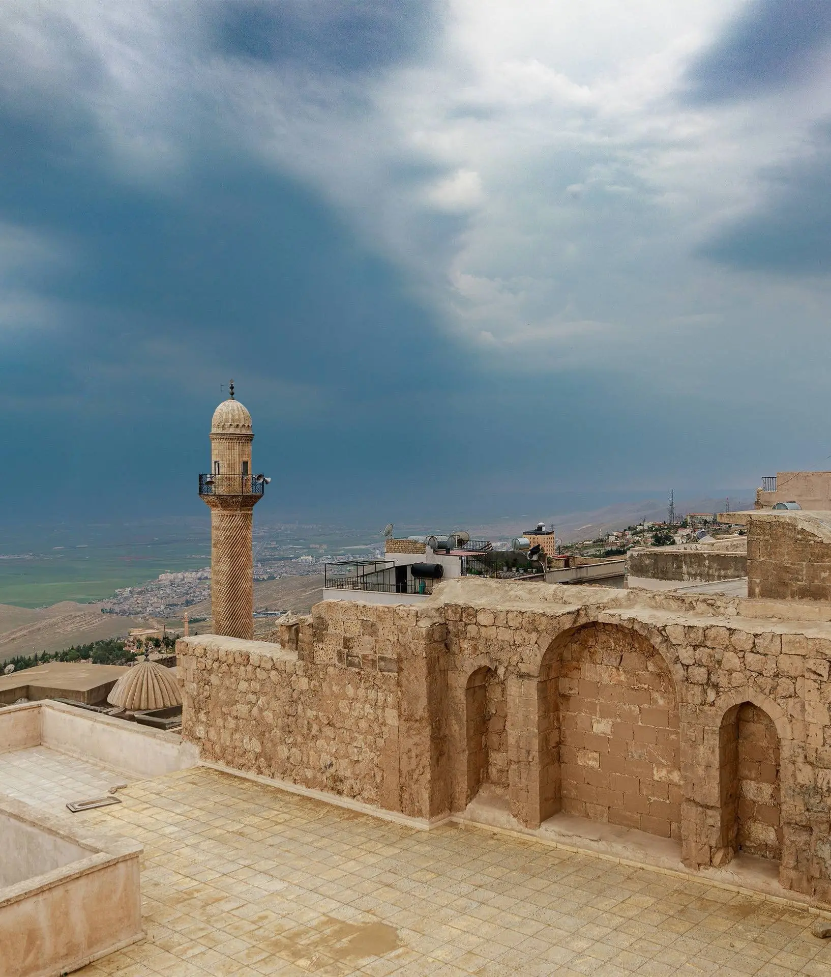 View of Ulu Cami minaret during Mardin Photography tour